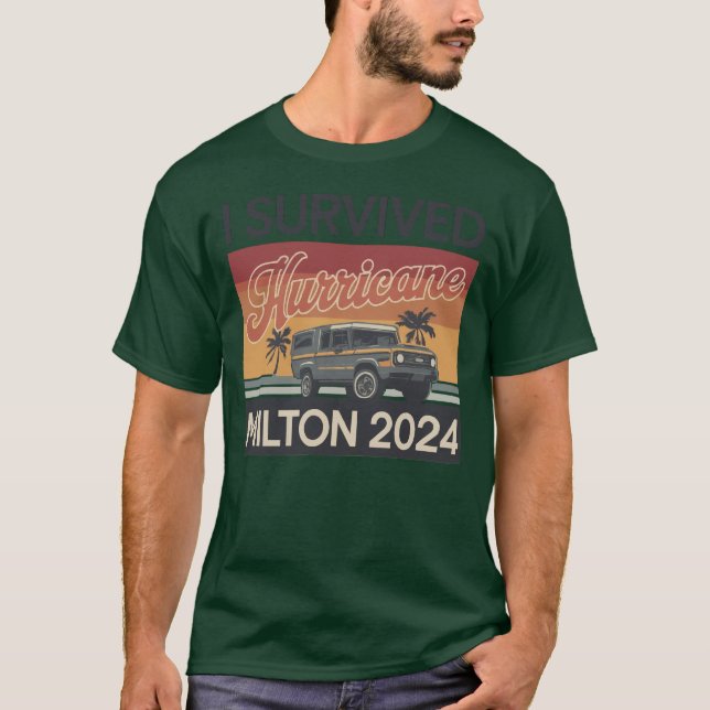 Ich habe den Hurrikan Milton Florida überlebt Okto T-Shirt (Vorderseite)