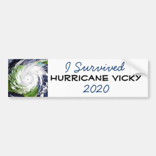 Ich habe den Hurrikan Vicky 2020 überlebt Autoaufkleber