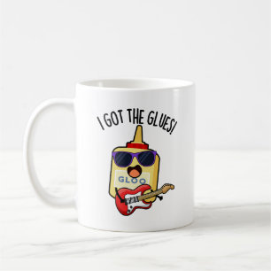 Ich habe den Kleber Lustiger Blues-Wortwitz Kaffeetasse