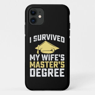 Ich habe den Masterabschluss meiner Frau überlebt Case-Mate iPhone Hülle