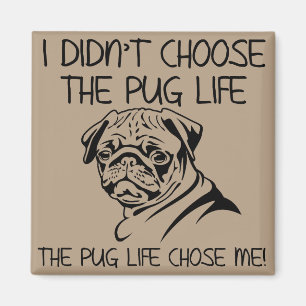 Ich habe den Mops Life Funny Kühlschrankmagnet nic Magnet