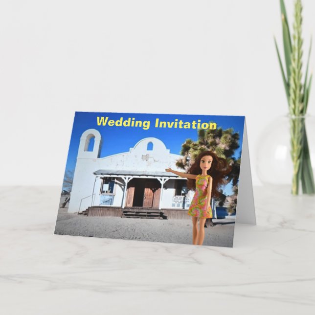 Ich habe den perfekten Ort gefunden. Einladung (Vorderseite)