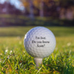 Ich habe den Personalisierten Namen Custom Golf Ba Golfball<br><div class="desc">This design was created though digital art. It may be personalized in the area provide or customizing by choosing the click to customize further option and changing the name, initials or words. You may also change the text color and style or delete the text for an image only design. Kontakt...</div>