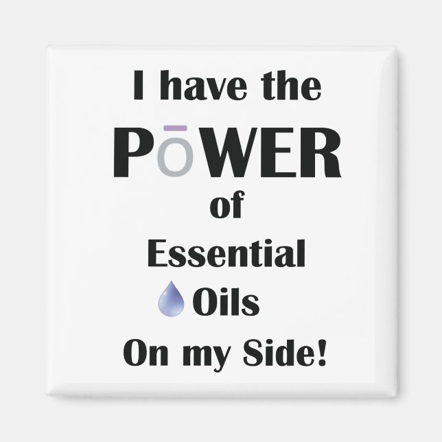 Ich habe den Power von Essential Oils auf meiner S Magnet (Vorne)