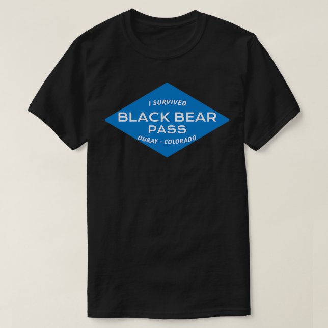 Ich habe den Schwarzen Bärenpass überlebt  T-Shirt (Design vorne)