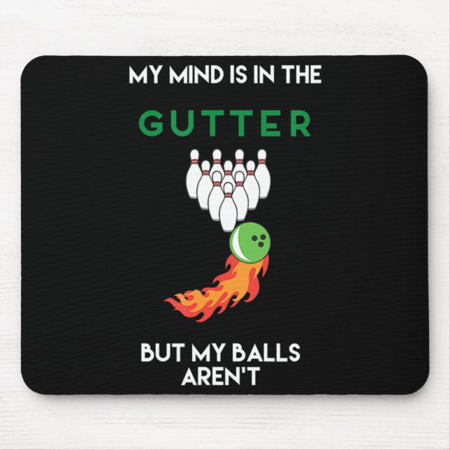 Ich habe den Verstand, dass der Bowling im totalen Mousepad (Vorne)