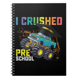 Ich habe den Vorschul-Monstertruck-Abschluss zerqu Notizblock