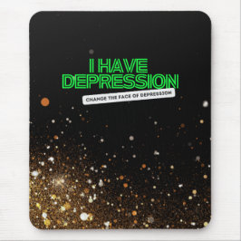 Ich habe Depression_verticle_ Mousepad