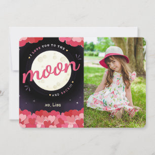 Ich habe dich auf den Mond und zurück auf die Foto