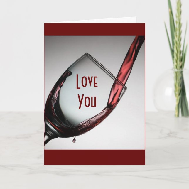 ICH HABE "DICH" AUF "UNSERE JAHRESKARTE" GESAGT KARTE (Vorderseite)