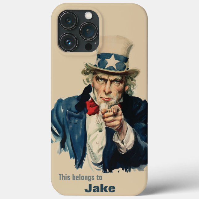 Ich habe dich Gewollt | Uncle Sam Recruitment Post Case-Mate iPhone Hülle (Rückseite)