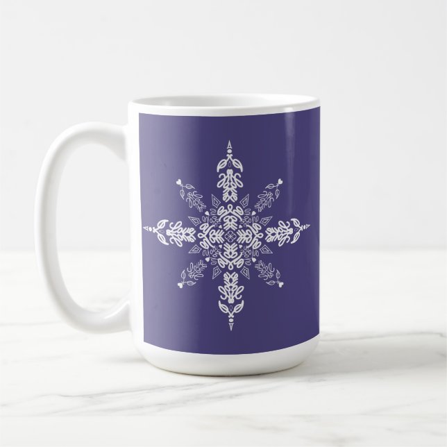 Ich habe dich Liebe. Verstecktes Wort Kaffeetasse (Links)