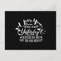 Ich habe dich mehr als gestern in Liebe