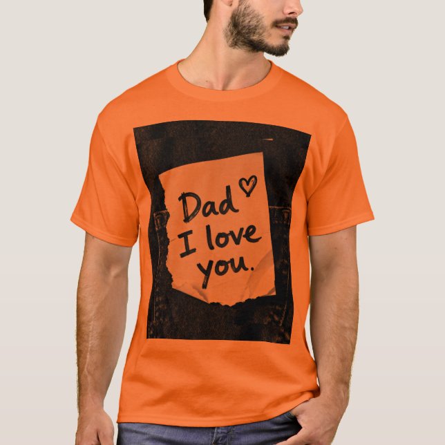 Ich habe dich Papa T-Shirt (Vorderseite)
