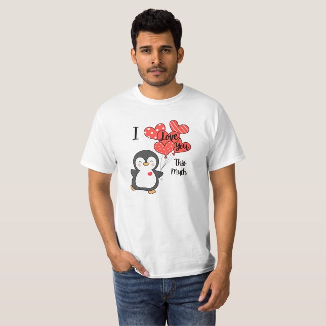 Ich habe dich so sehr Liebe T-Shirt (Vorne ganz)