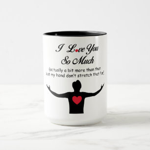 Ich habe dich so sehr Liebe Tasse