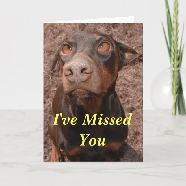 Ich habe dich vermisst karte (Vorderseite)