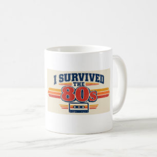 Ich habe die 80er Retro Vintage Nostalgie Kaffee ü Kaffeetasse