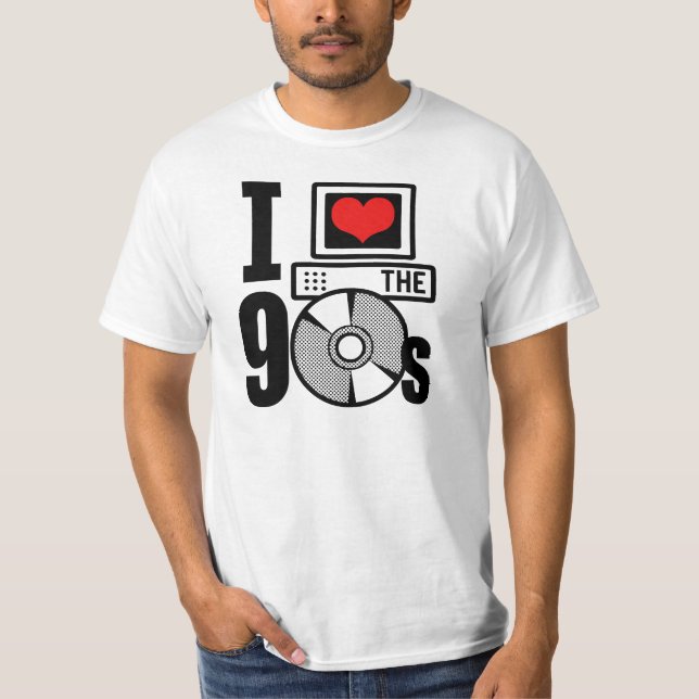 Ich habe die 90er Liebe T-Shirt (Vorderseite)