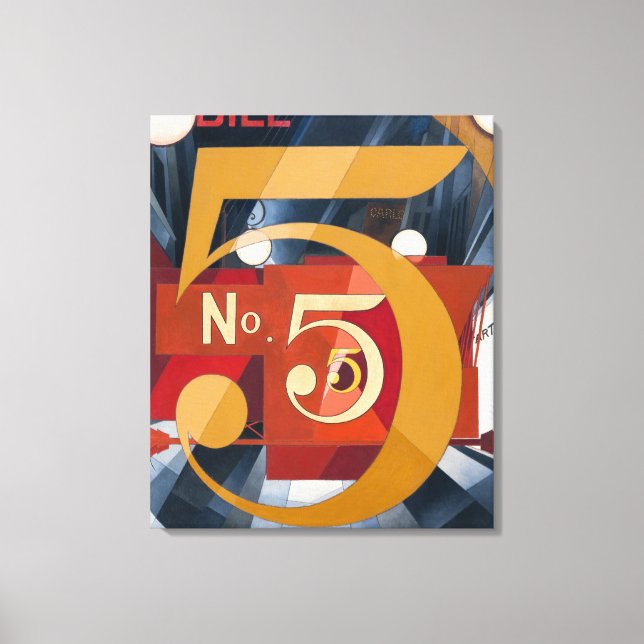 Ich habe die Abbildung 5 in Gold gesehen | Charles Leinwanddruck (Vorderseite)