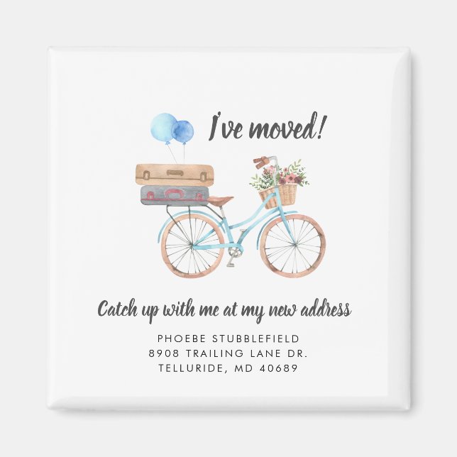 Ich habe die Ankündigung "Adresswechsel" verschobe Magnet (Vorne)