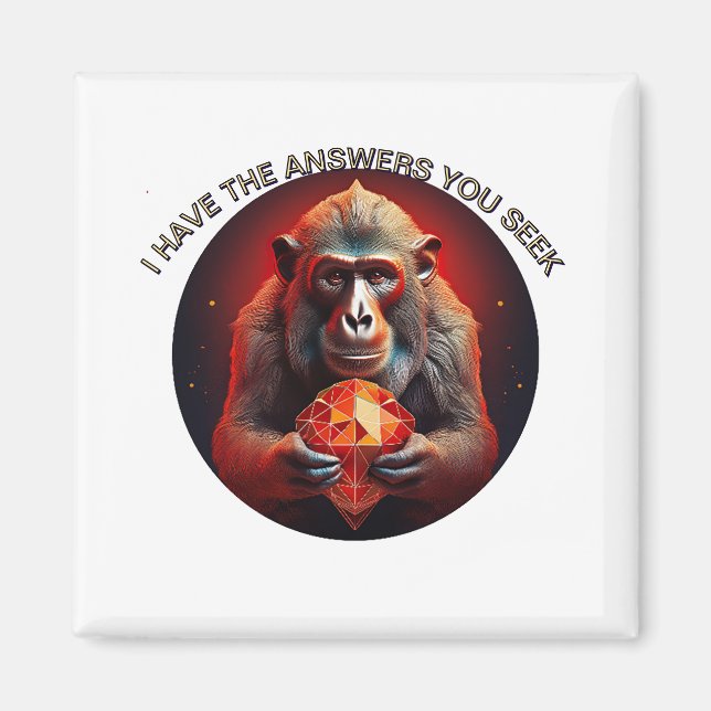 Ich habe die Antworten, die Sie suchen Magnet (Vorne)