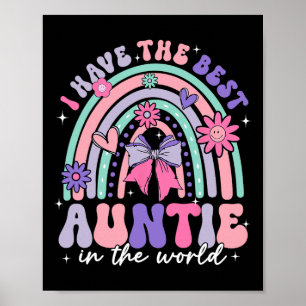 Ich habe die beste Tante am Weltmüttertagsko Poster