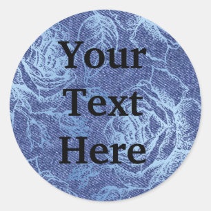 Ich habe die Blues Got Runder Aufkleber