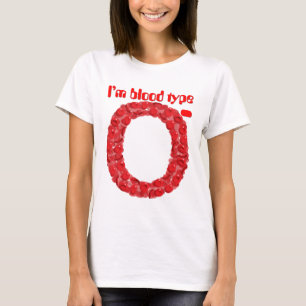 Ich habe die Blutgruppe 0 negativ T-Shirt