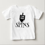 Ich habe die Drehbeschleunigungen - Schwarzes Baby T-shirt<br><div class="desc">Zeigen Sie Ihre Liebe für Hanukah mit diesem klugen Entwurf und proklamieren Sie mutig,  dass "ich die Drehbeschleunigungen habe"!</div>