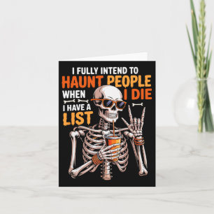 Ich habe die feste Absicht, Leute zu hassen, die l Karte