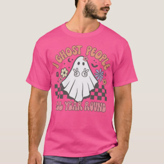 Ich habe die Leute das ganze Jahr über während der T-Shirt