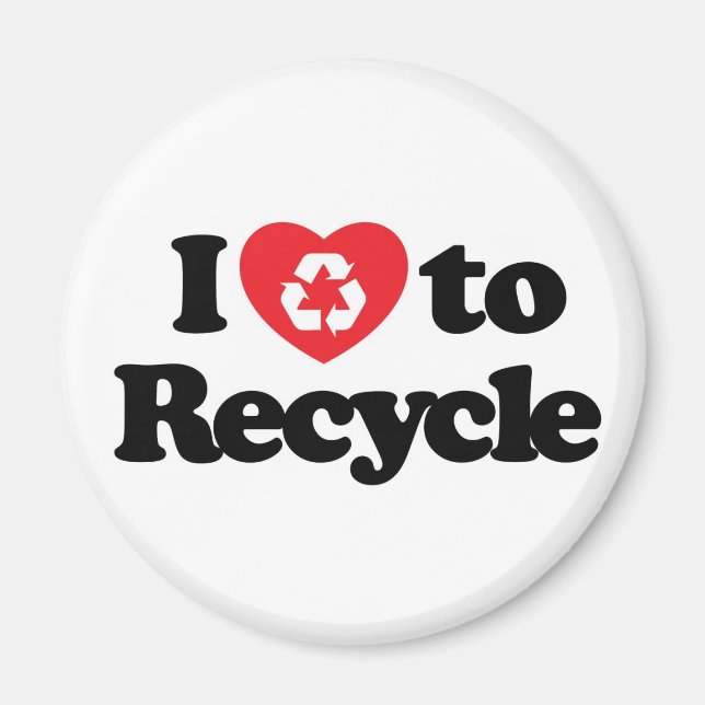 Ich habe die Liebe, Magnet Recyceln (Vorne)