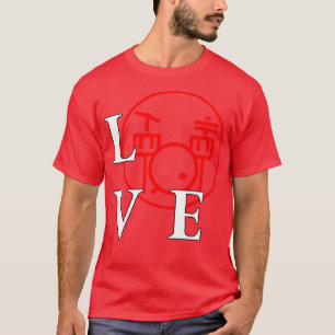 Ich habe die Liebe, Trommeln für Drummer-Musiklieb T-Shirt