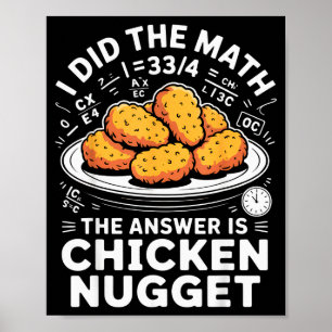 Ich habe die Mathematik gemacht, die Antwort ist C Poster