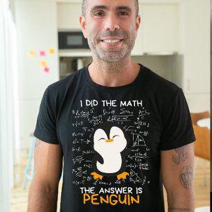 Ich habe die Mathematik gemacht, die Antwort ist P T-Shirt