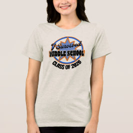 Ich habe die Mittelschule Abschlussklasse 2026 übe Tri-Blend Shirt