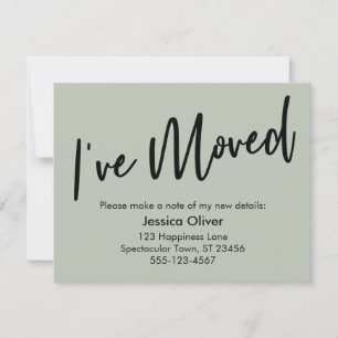 Ich habe die moderne Handschriftenliste "Green Car Einladung