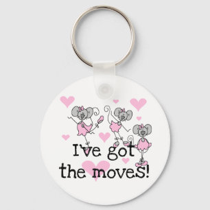 Ich habe die Moves Ballerina T-Shirts und Geschenk Schlüsselanhänger