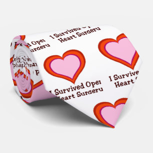 Ich habe die Operation des offenen Herzens überle Krawatte