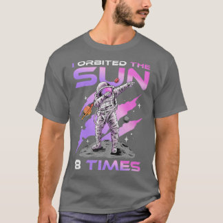Ich habe die Sonne 8 mal, 8. Geburtstag Astronaut  T-Shirt