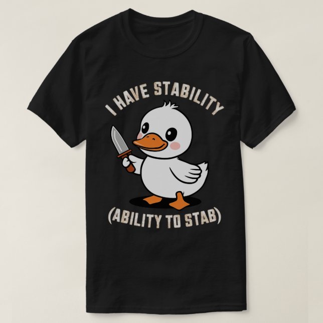 ich habe die Stabilität T-Shirt (Design vorne)