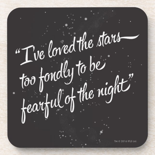 Ich habe die Sterne geliebt Untersetzer (Vorderseite)