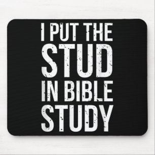 Ich habe die Studie in Bibelstudium Funny Christli Mousepad
