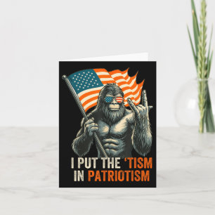 Ich habe die "Taufe" in den Patriotismus Bigfoot U Karte