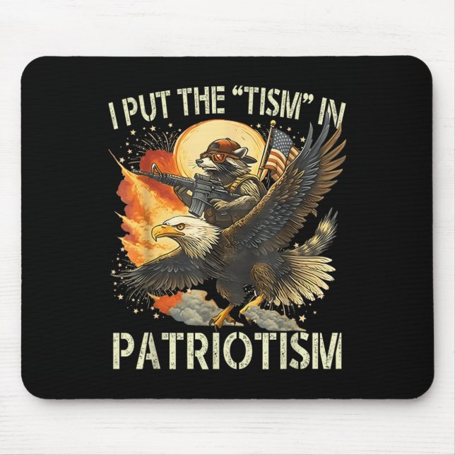 Ich habe die "Taufe" in den Patriotismus Retro Adl Mousepad (Vorne)