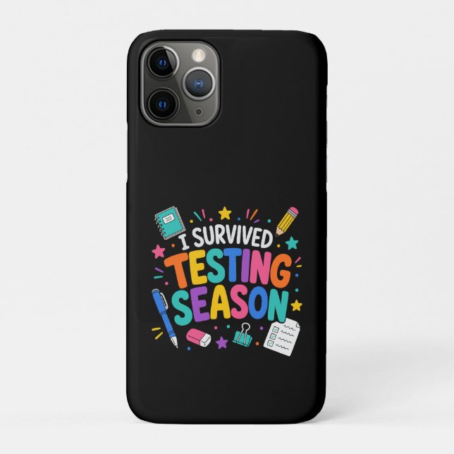 Ich habe die Testphase Schulhumor überlebt Case-Mate iPhone Hülle (Rückseite)