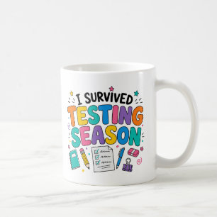 Ich habe die Testphase Schulhumor überlebt Kaffeetasse