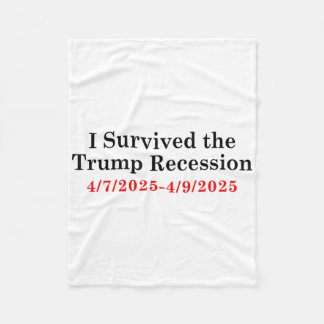 Ich habe die Trump-Rezession überlebt 4_72025 - 4_ Fleecedecke