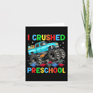 Ich habe die Vorschule am letzten Schulmonster Tru Karte